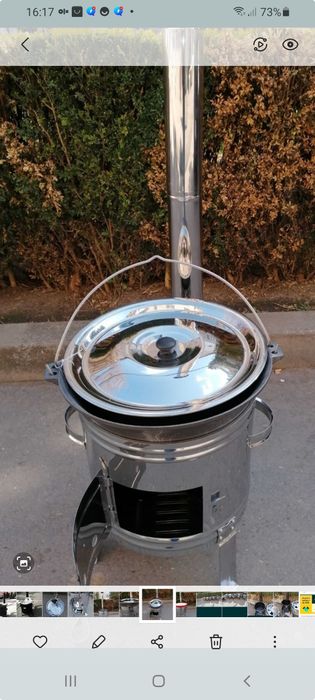 Sobă inox + tuci fontă emailată 10,8 L Promo 579 lei  lei