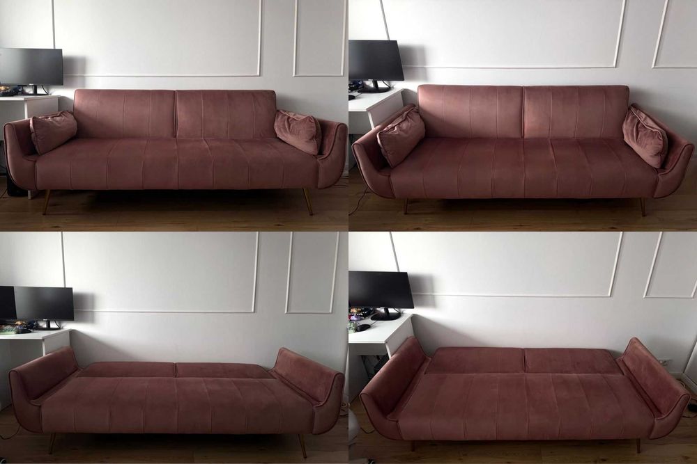 Canapea extensibilă modernă, confortabilă și elegantă