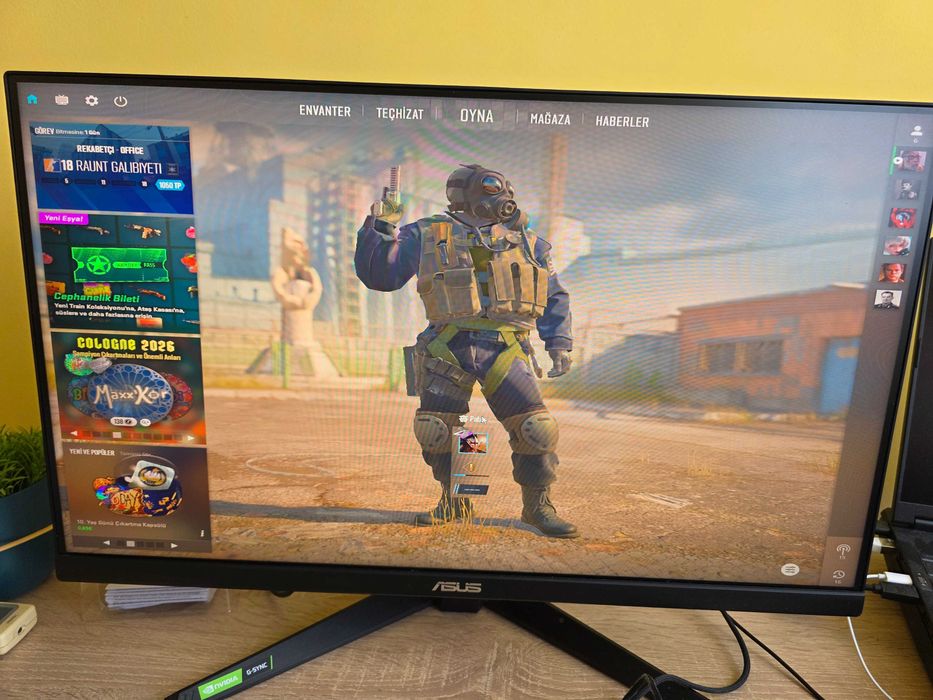 Монитор ASUS TUF Gaming VG249QM1A – 24" Fast IPS, 270Hz (OC), 1ms, Без забележки