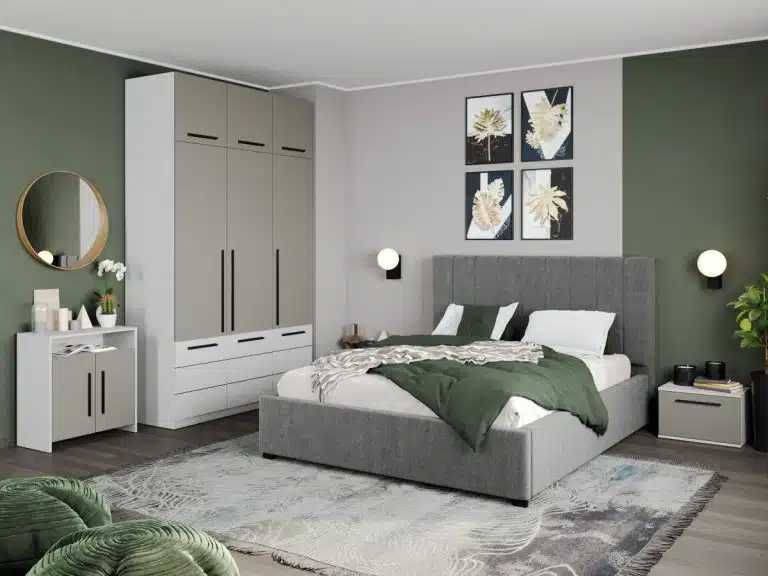 Set Mobila Dormitor Casmir / Alb Soares C23