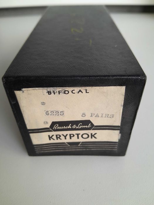 Lentile bifocale vechi ochelari Kryptok Canada Bausch&Lomb Germania