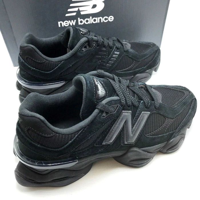 New Balance 9060 Full Black black logo маратонки 36 37 38 39 40 41 42 43 44 45 размери