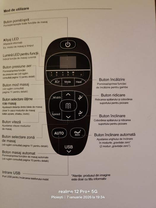 Fotoliu masaj Komoder Njoy