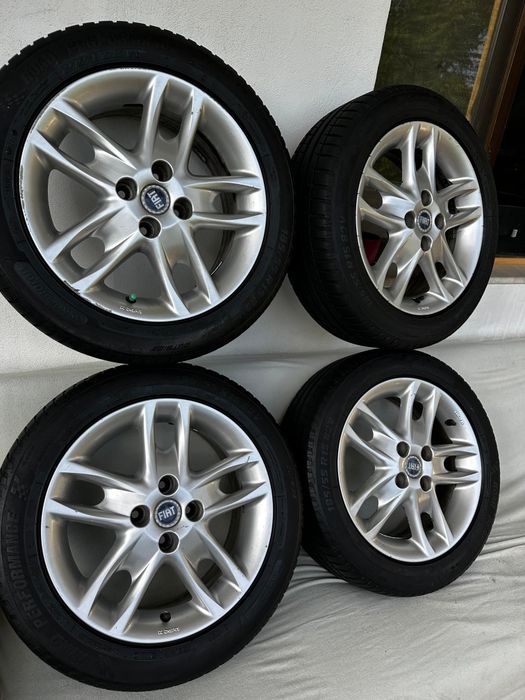 Vând Set Jante Aliaj FIAT R15 + Anvelope Kormoran 185/55 R15 - Stare Foarte Buna