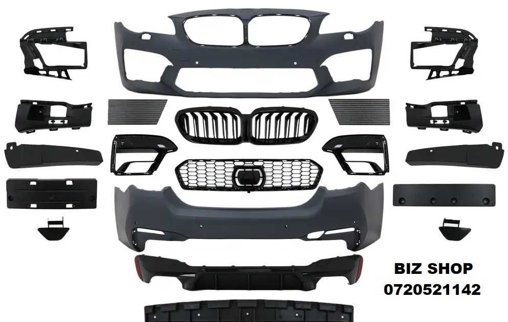 Pachet Exterior Complet compatibil cu BMW Seria 5 F10 2010-2017 Conversie la G30 M5 Design POZE REALE BIZ SHOP