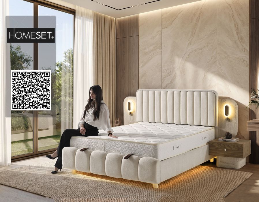 Тапицирано легло Elegant с матрак Elegant 160/200