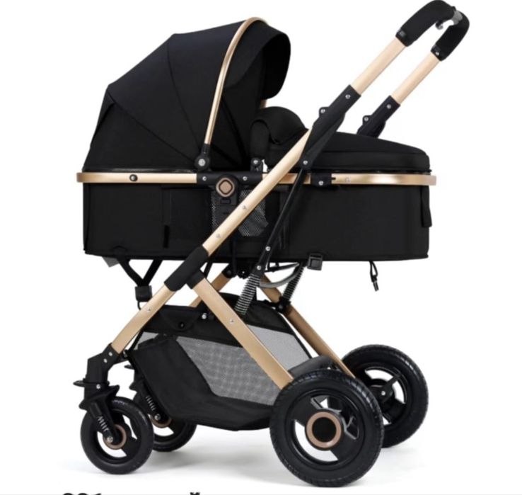 Коляска трансформер Belecoo 321, черный