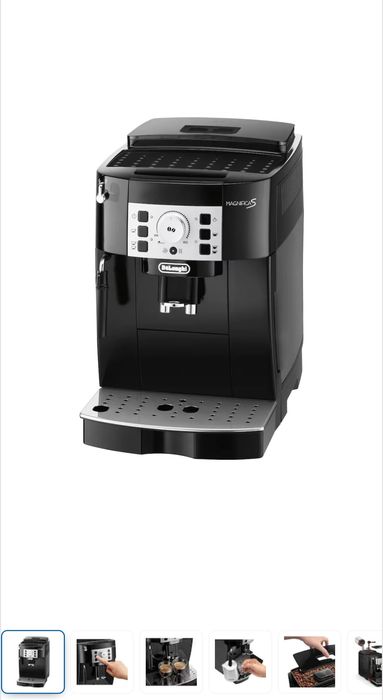 Espressor cafea boabe/măcinată/cappuccino De'Longhi Magnifica S, nou
