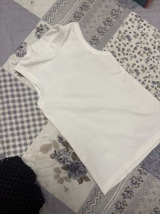 Топ джинсы юбка лосины