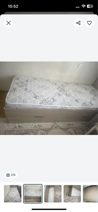 Односпальный кровать