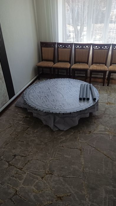 Юрта 4 стол казан самовар лототрон