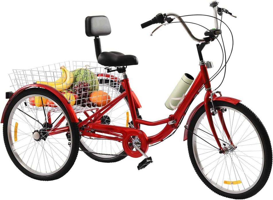 Tricicleta adulti pliabila 24 inch 6 viteze -NOI