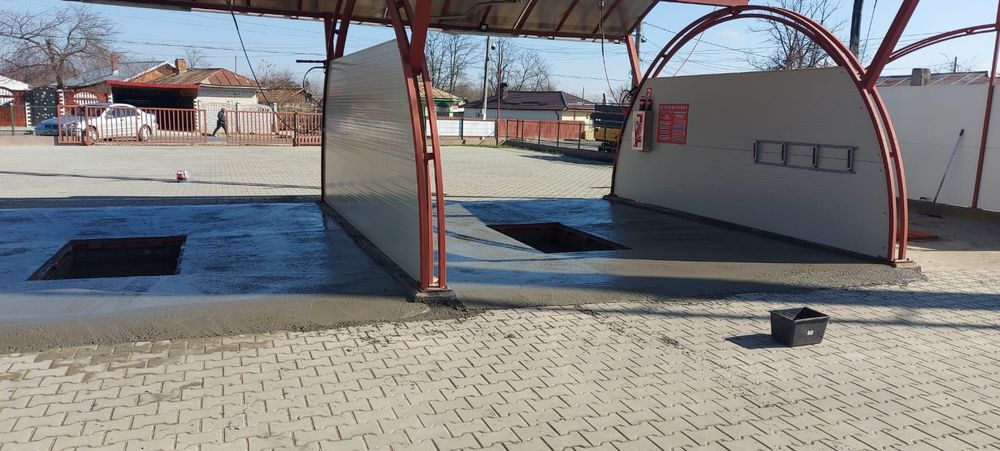 Elicopterizare beton industrial cu Cuart, sapa beton / ciment, Periat