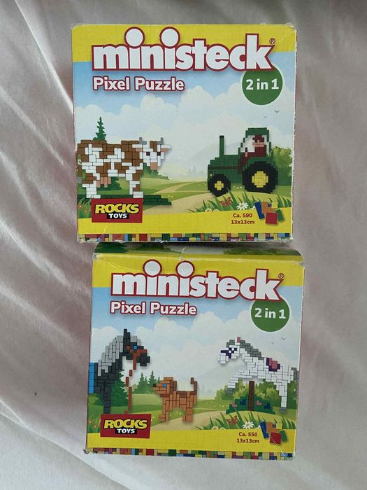 Мини пиксел пъзели мозайка