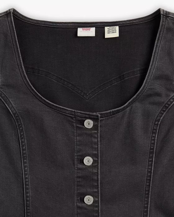 Плетена рокля Massimo Dutti, Levi's