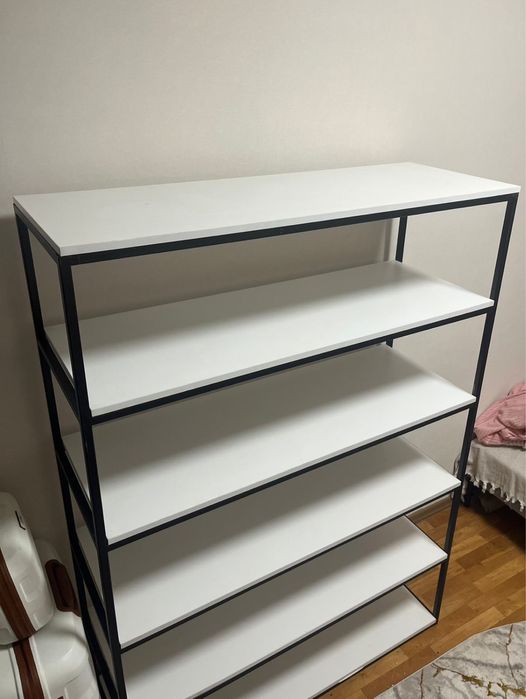 Стеллаж из железа и мдф