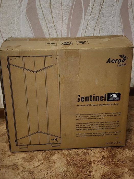 Корпус AeroCool Sentinel ARGB Вентиляторы компьютерный кейс