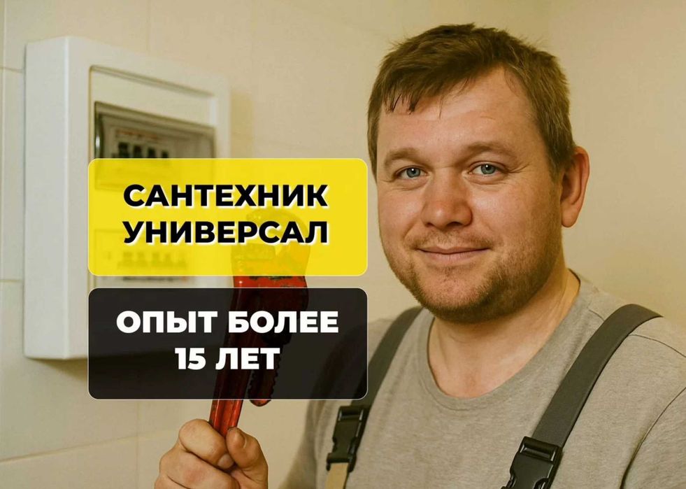 Сантехник все районы срочный выезд на дом