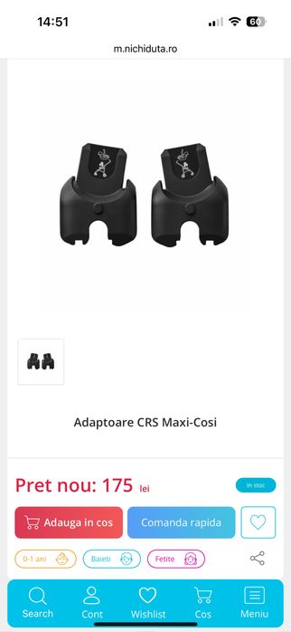 Adaptoare scoica Maxi Cosi