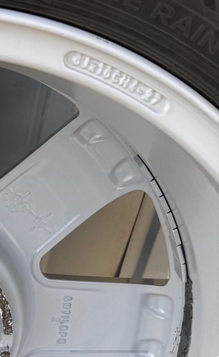 Set Jante Aliaj Originale Peugeot 16" + Anvelope