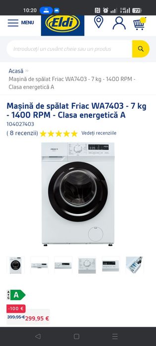 Vand masina de spalat Friac adusa din Belgia