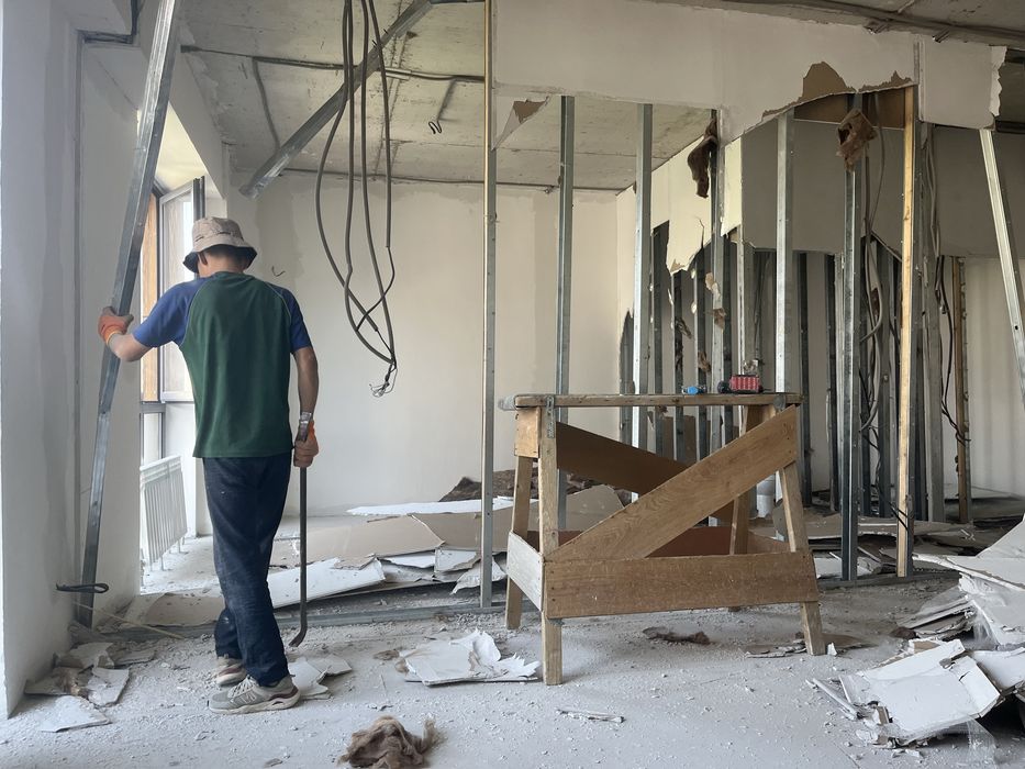 Демонтаж разрушение