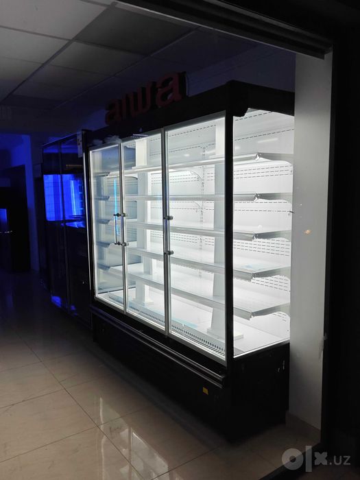 Холодильная горка AIWA для магазина молочная продукция колбаса напитки