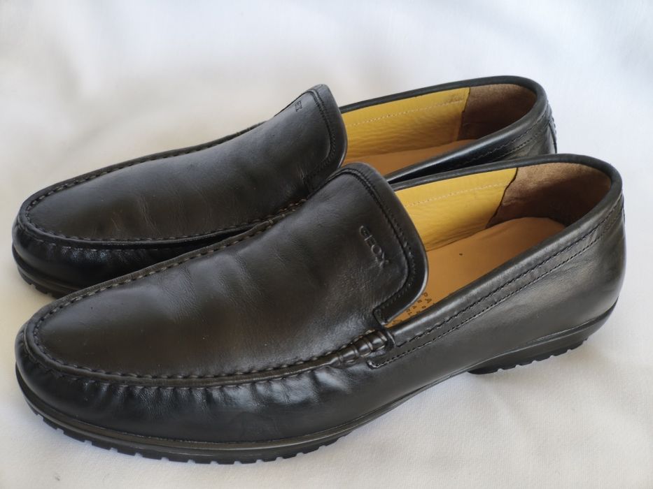 Geox, мъжки мокасини естествена кожа, номер 43