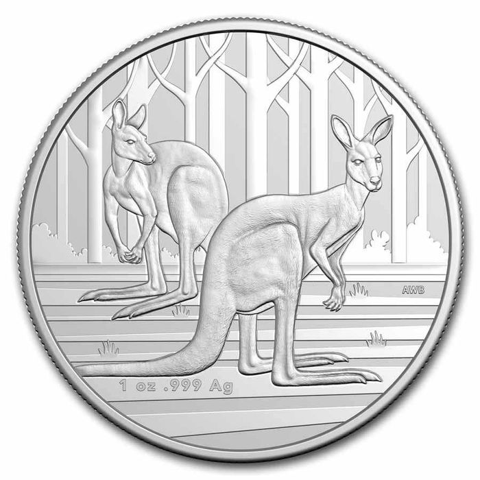 СРЕБРО 1 OZ 999 Австралия, САЩ