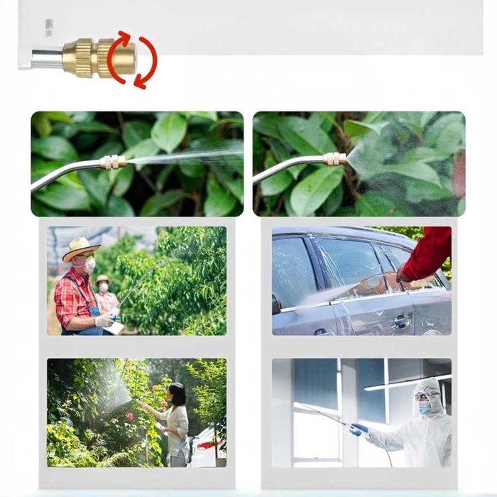 Електрическа градинска пръскачка с батерия 2200 Mah, налягане, 5L