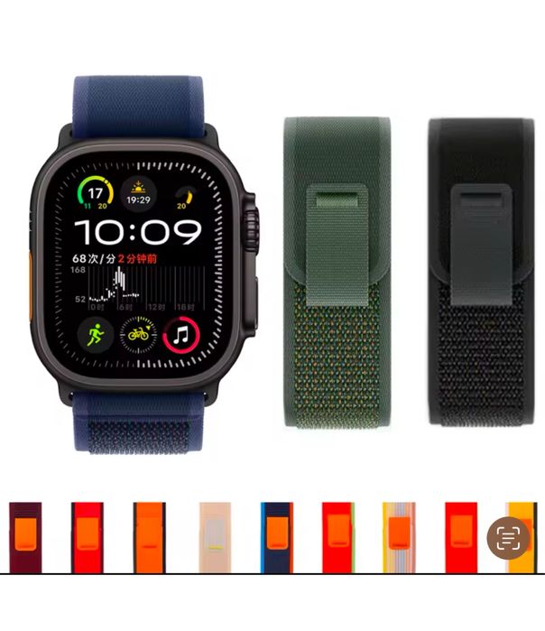 Curea/Husa Sintetica Incarcator Compatibil Iphone Apple Watch Ultra