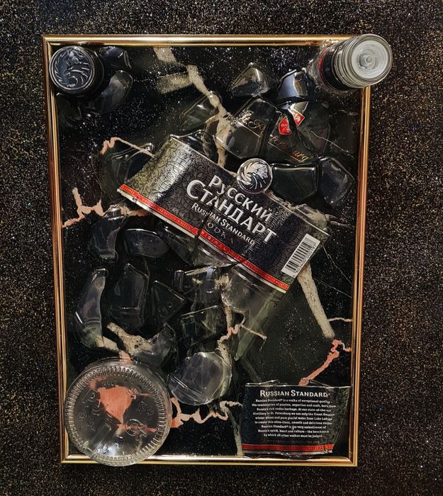 -30%   Ръчно изработена картина с  епоксидна смола.