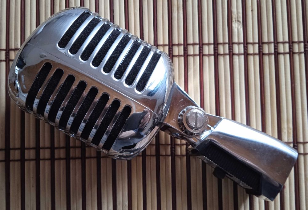 Ретро микрофон. Elvis microphone.