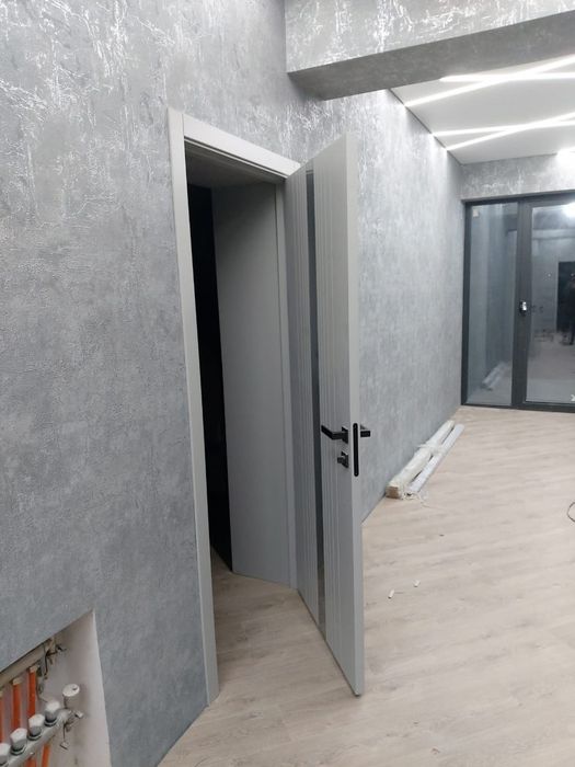 Есік орнату. Установка дверей