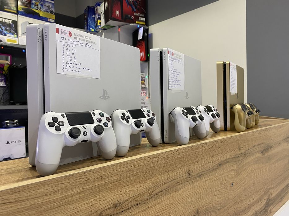 Playstation 4 Slim 500GB 1TB +много игр
