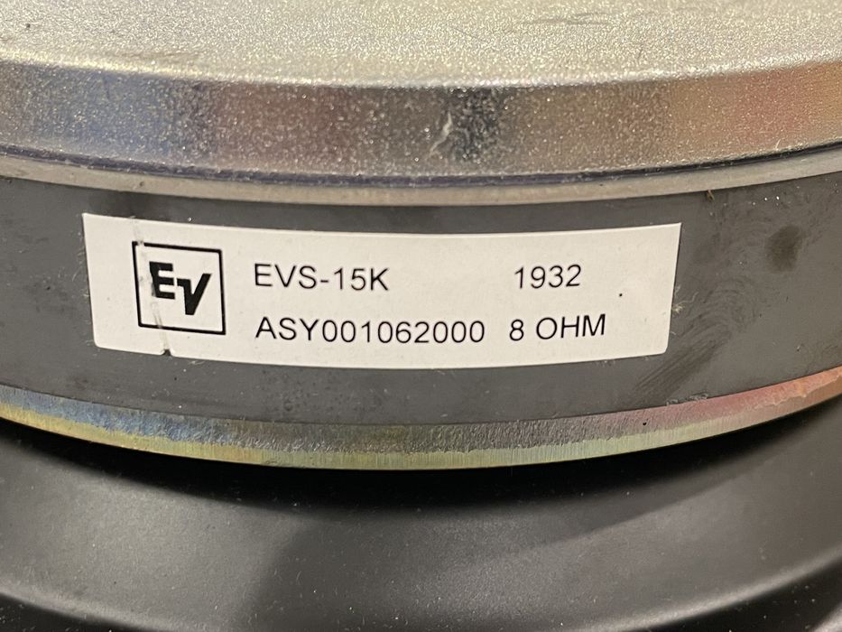 DYNACORD A115   electro voice  evs-15k