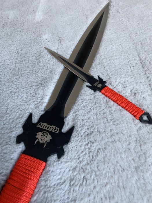 Sabie de vanatoare Ronin cadou cutit de aruncat inclus