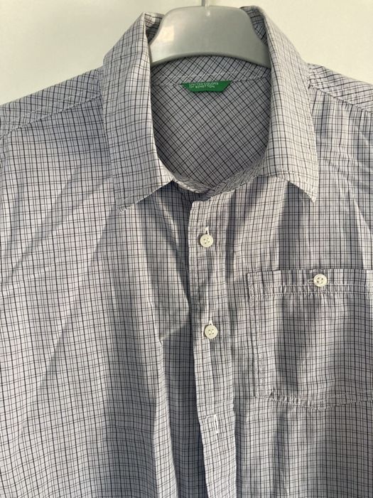 Camasi baieti benetton original marimea 10-11 ani