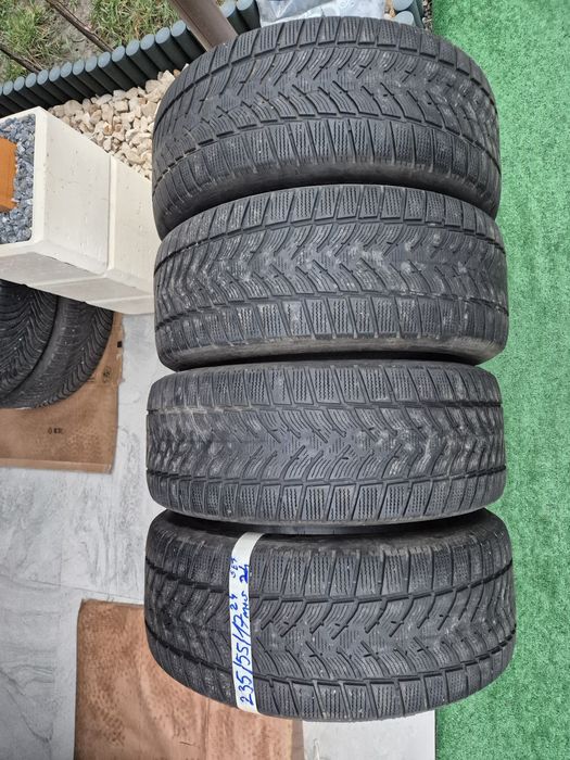 Vând cauciucuri 235/55/17 M+S set complet imp Germania//dot 2024//