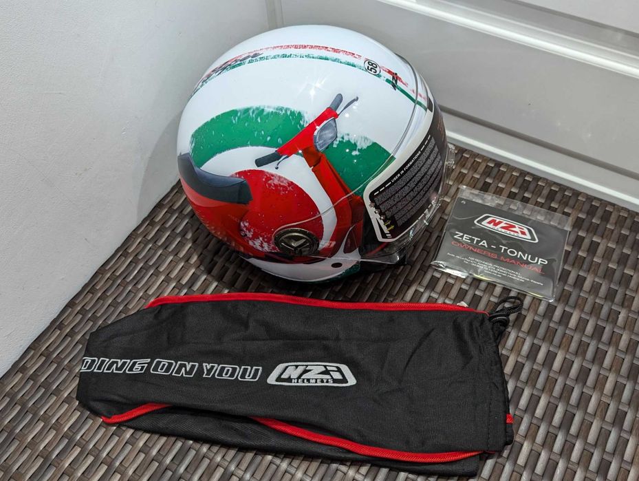Casca moto chopper /scooter NZI Zeta Vespa, marime S, M si L - open