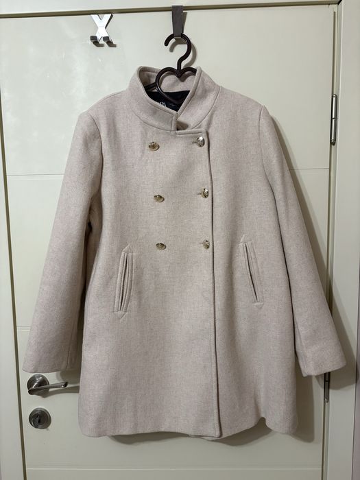 Двуредно палто от вълна