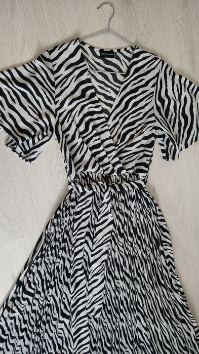 Rochie midi plisată S-M 36-38