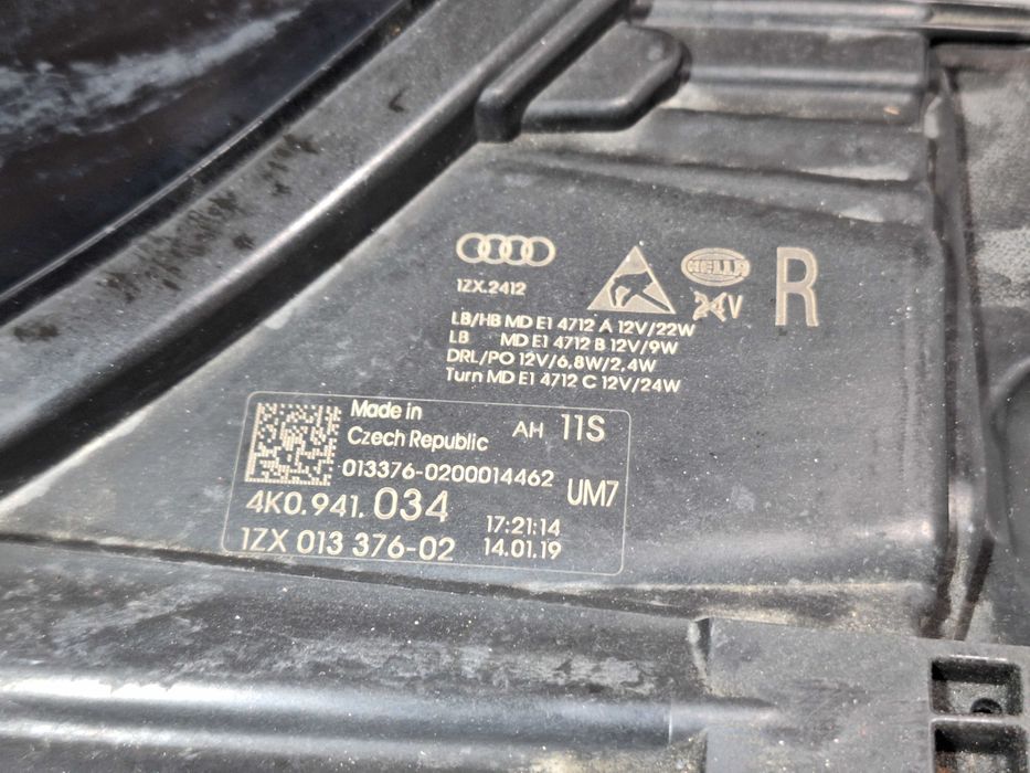 Faruri Audi A6 C8 4K LED 4K0941033 4K0941034 2018 2022 de Europa