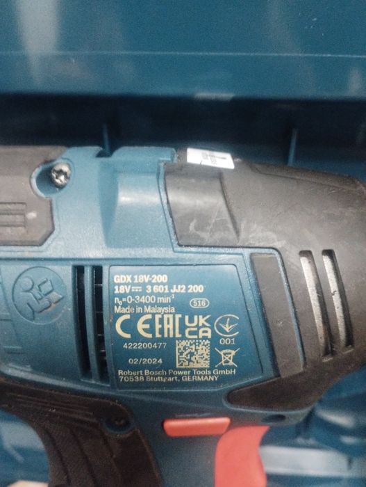 Bosch impact GDX 18V-200 an 2024