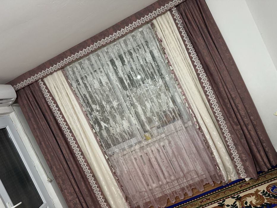 Шторы б/у срочно продам