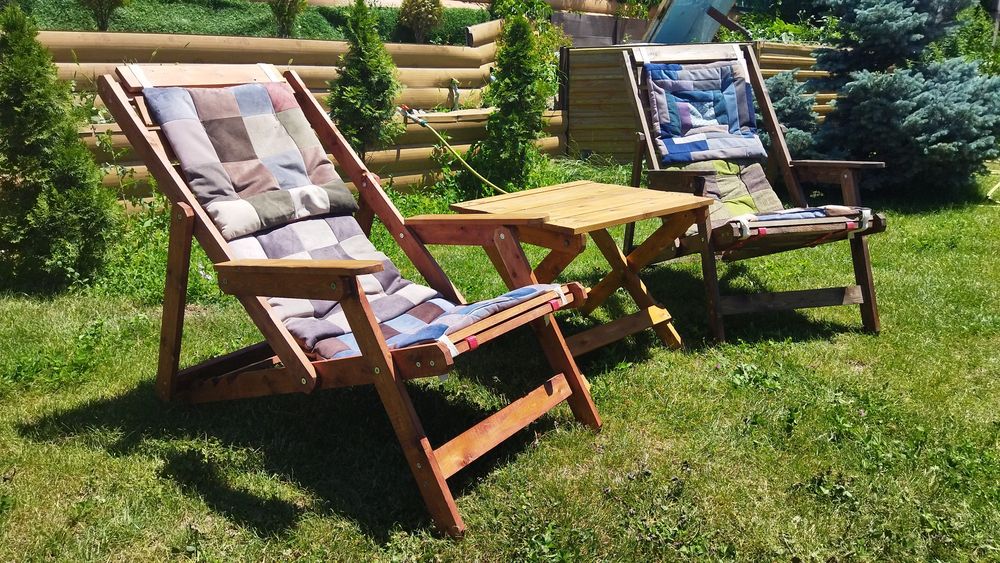 Кресло-шезлонг складной