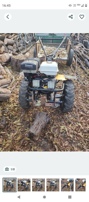 Motocultor  13 kai este încă în garanție schimb cu unul mai Mare diese