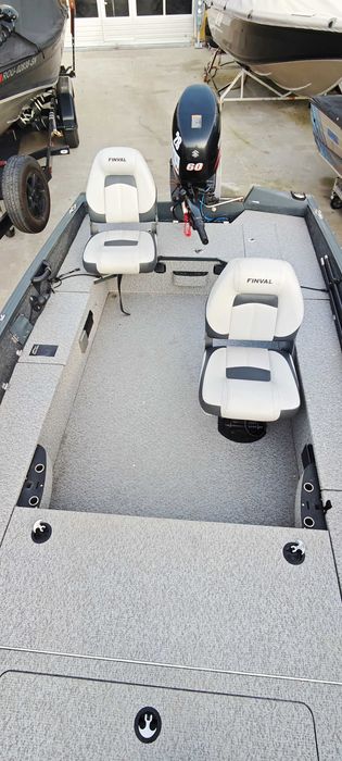 Barca Finval Rangy 510, motor Suzuki 60hp tiller si peridoc 750kg