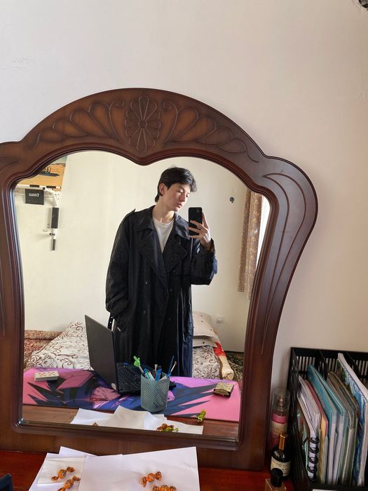 Винтажный плащ с Италии