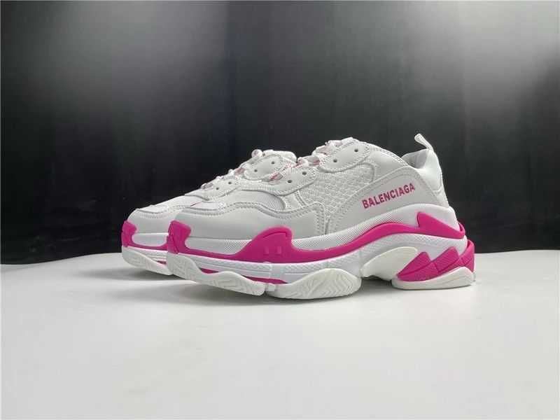 Balenciaga Triple S - Tan/Grey/Dark Red